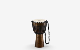 Djembe Meinl 4,5" - Bois D'Acajou - Peau De Chèvre - Instrument Percussion Africain Authentique